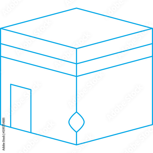 Holy Place single vector illustration icon