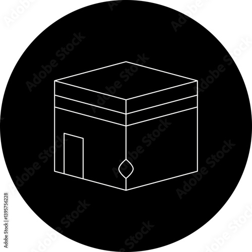 Holy Place single vector illustration icon