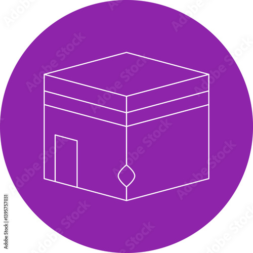Holy Place single vector illustration icon