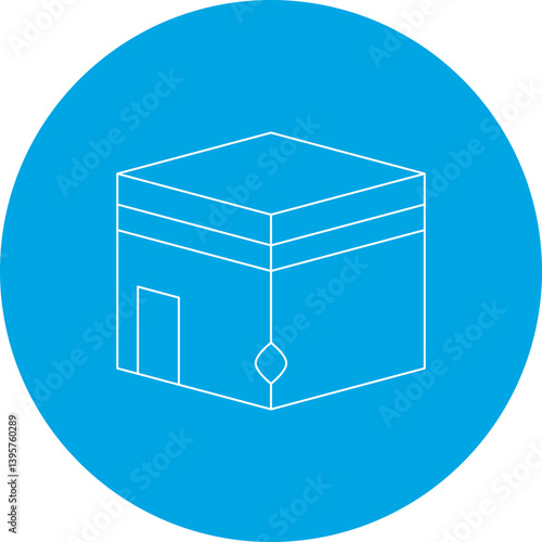 Holy Place single vector illustration icon
