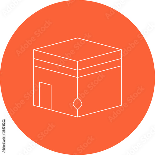 Holy Place single vector illustration icon