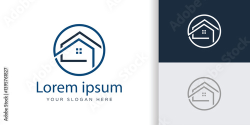 real estate Home property logo vector designs concept