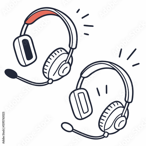 Black helmet with stereo headphones for isolated music listening