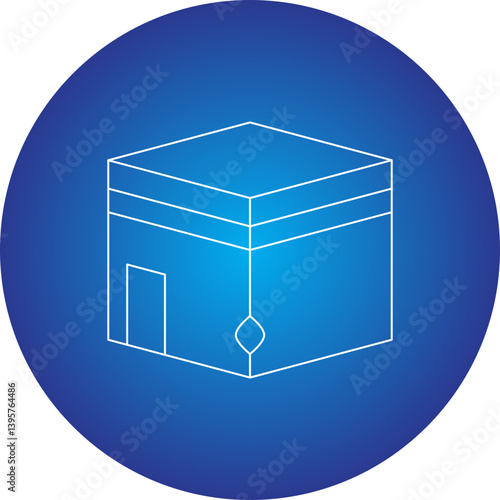 Holy Place single vector illustration icon