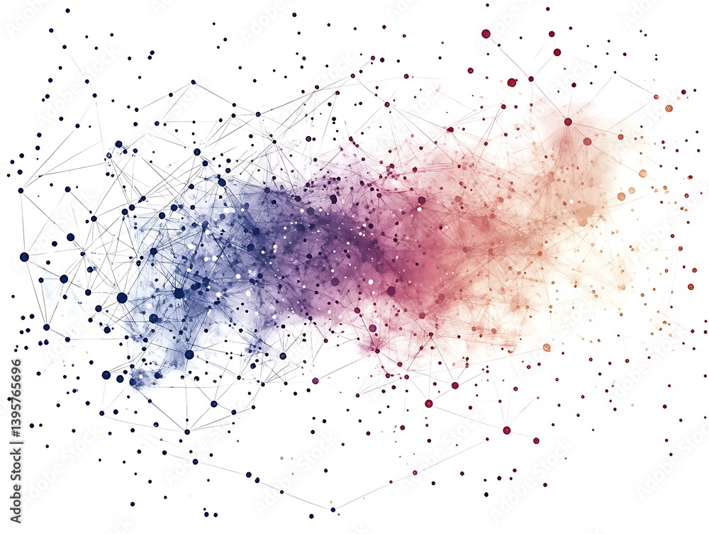 A visual representation of complex interconnectedness and dynamic relationships.