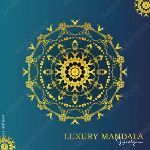High-Detail Luxury Mandala in EPS – Ideal for Premium Products & Decor