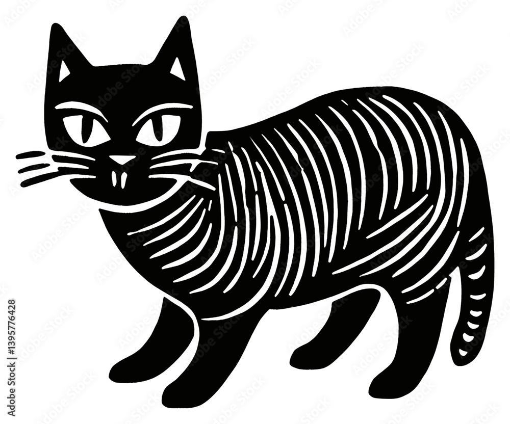 Fototapeta premium PNG Cat animal mammal pet.