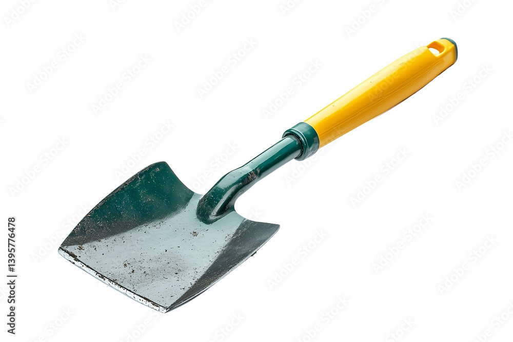 Gardening spade with ergonomic and secure grip. Gardening spade with ergonomic and secure grip.