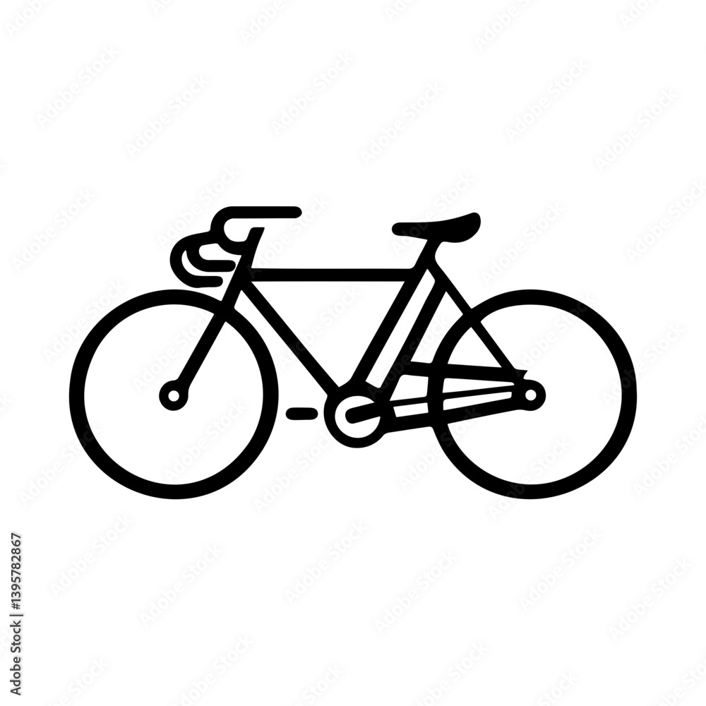 Bicycle Icon for Transportation and Eco-Conscious Websites Bicycle Icon for Transportation and Eco-Conscious Websites