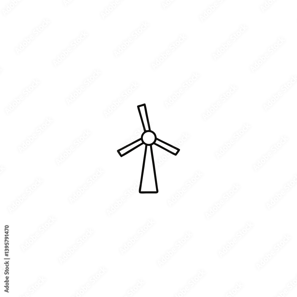 windmill isolated on white background windmill isolated on white background