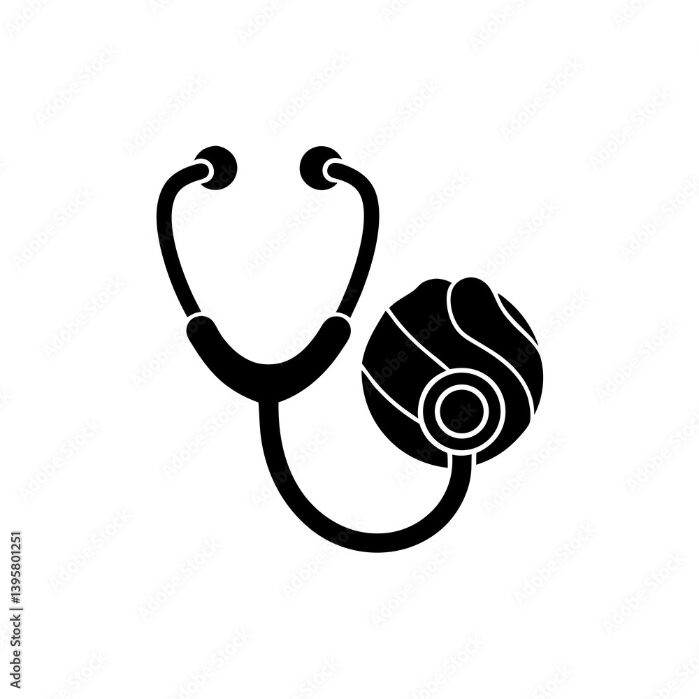 creative details Stethoscope Icon Vector Illustration creative details Stethoscope Icon Vector Illustration