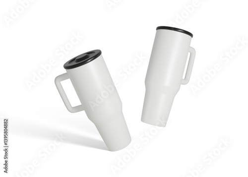 Wallpaper Mural Glossy Tumbler Cup Mockup for Brand Identity Display Torontodigital.ca