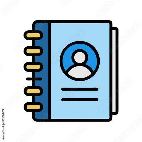 Contacts Book Profile Icon Design