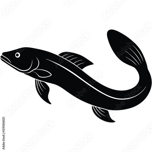 vector illustration of a fish