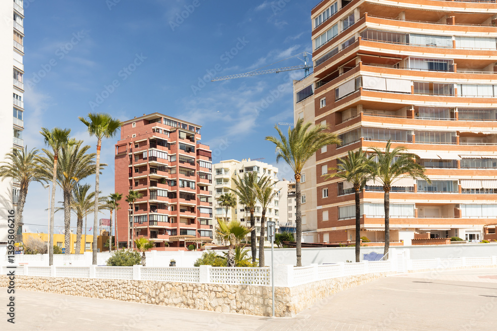 Own and rent apartments in Spain. Construction of new housing estates. Concept of Spanish housing problems
