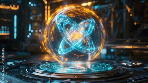 Quantum Processor Glowing with Swirling Neon Qubits