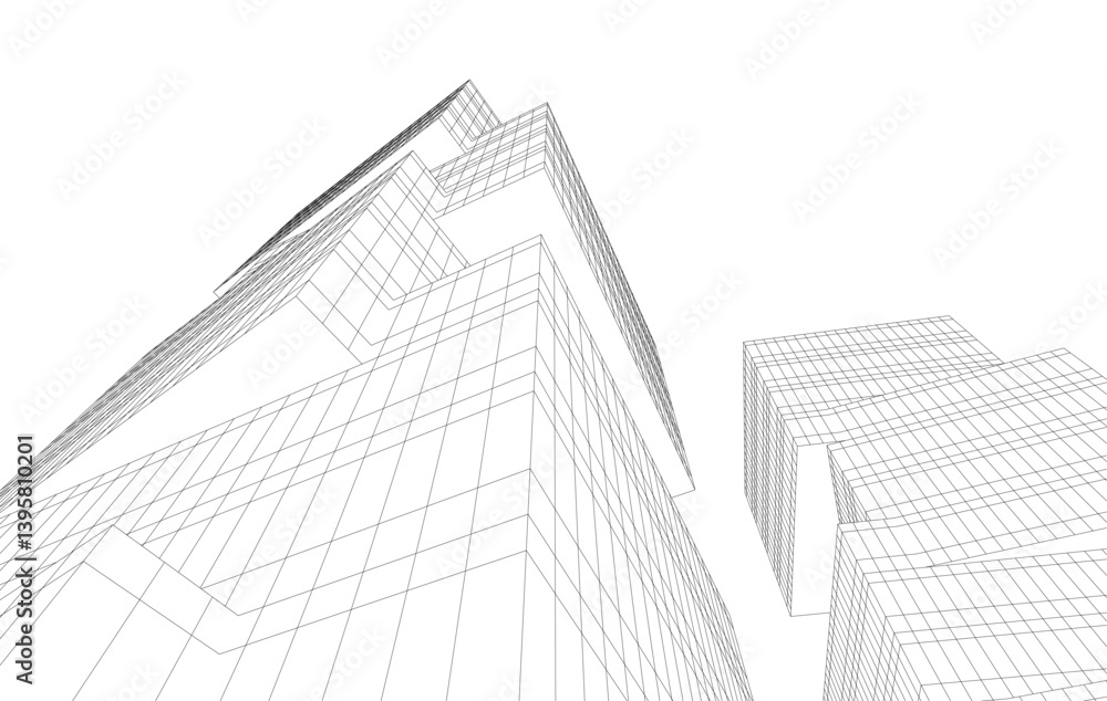 Abstract architectural background vector illustration Abstract architectural background vector illustration