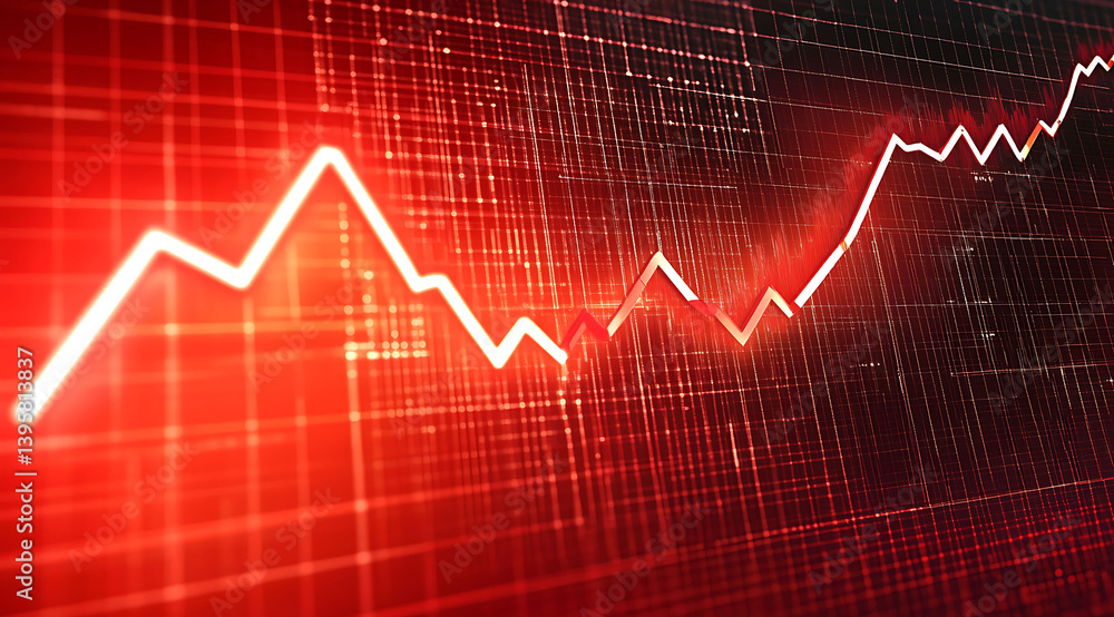 Red Descent: Abstract Representation of Economic Downturn
Red Descent: Abstract Representation of Economic Downturn