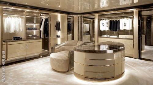 Luxury Yacht Wardrobe: Opulent Closet Design