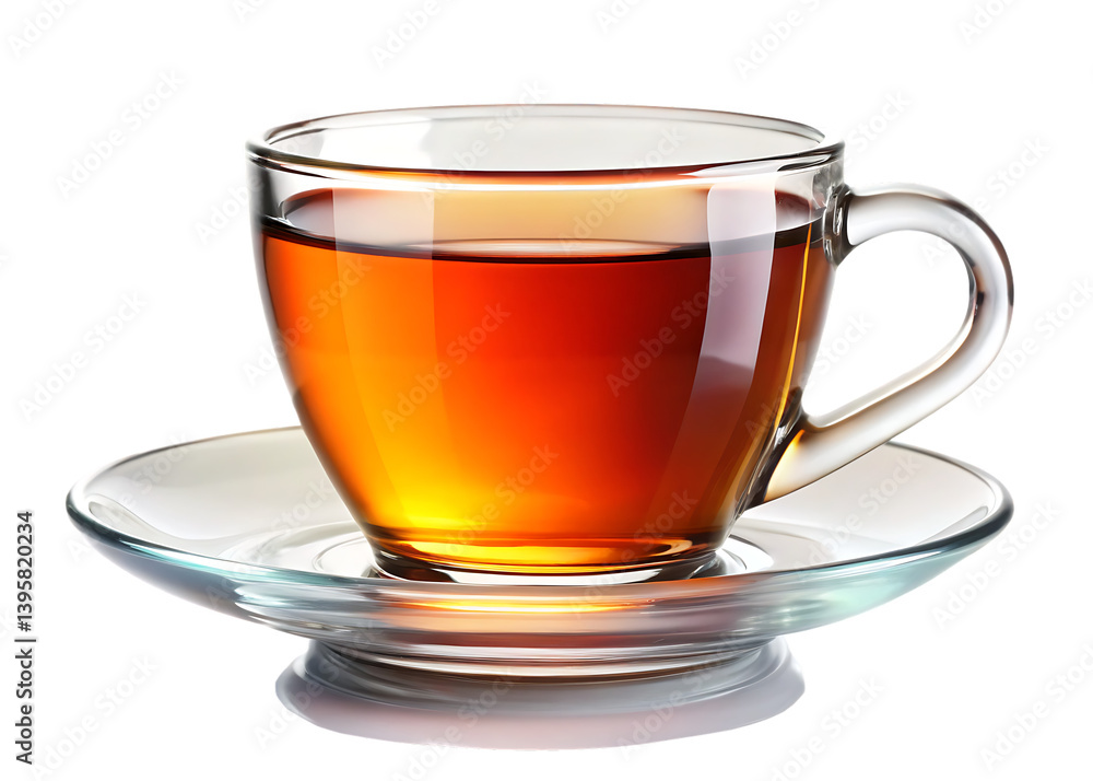 glass-cup-of-tea isolated on white background PNG glass-cup-of-tea isolated on white background PNG