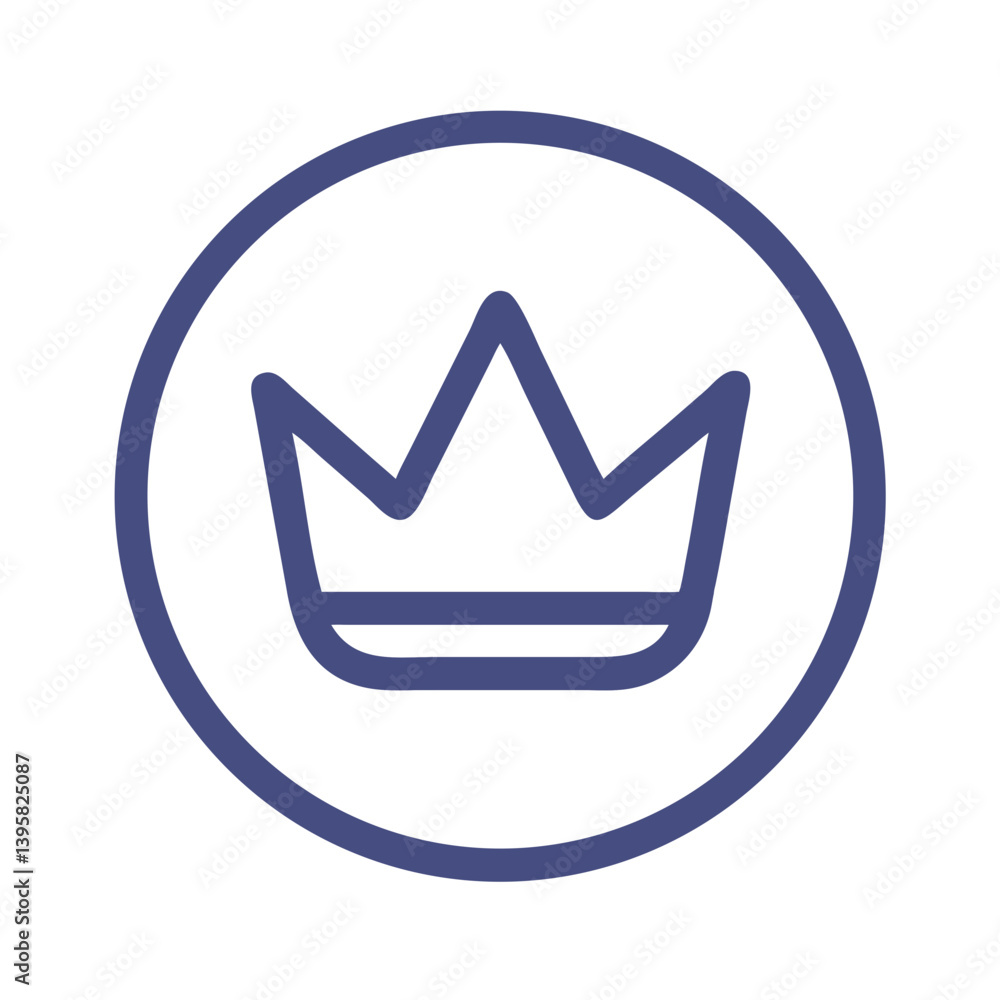 Crown Circle Emblem Icon Design Crown Circle Emblem Icon Design