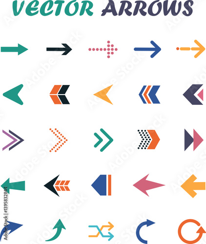 Vector arrow icon set Free Download Vector arrow icon set - GFXLoad
