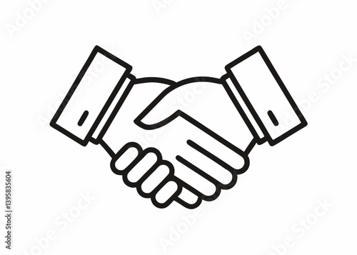 handshake vector illustration