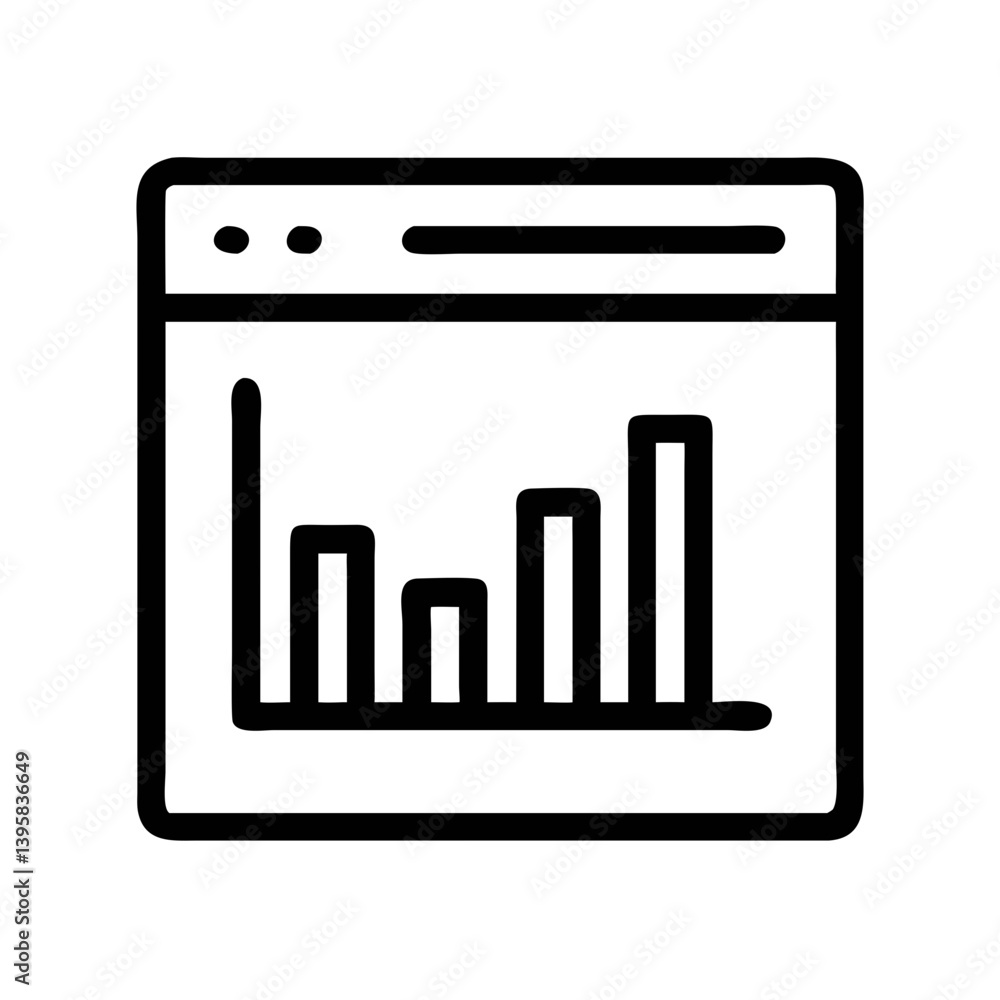 Dashboard Interface Bar Graph Icon Design Dashboard Interface Bar Graph Icon Design