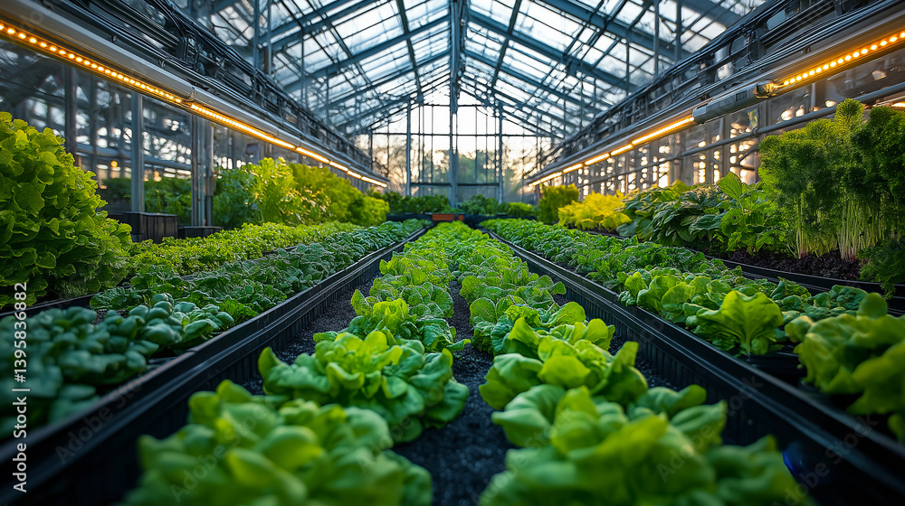 Indoor Hydroponic Vegetable Farm Greenhouse Growing Fresh Organic Salad Greens Lettuce Plants Eco Food Crop Rows Diet Leafy Basil Indoor Hydroponic Vegetable Farm Greenhouse Growing Fresh Organic Salad Greens Lettuce Plants Eco Food Crop Rows Diet Leafy Basil