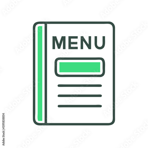 Menu Design with Eco-Friendly Theme in Green Colors  