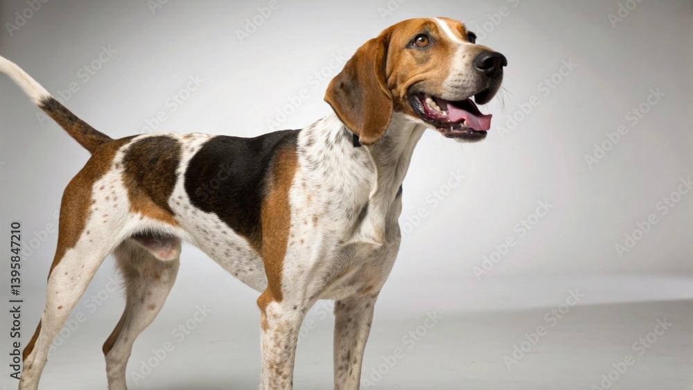 American Coonhound on studio background
American Coonhound on studio background