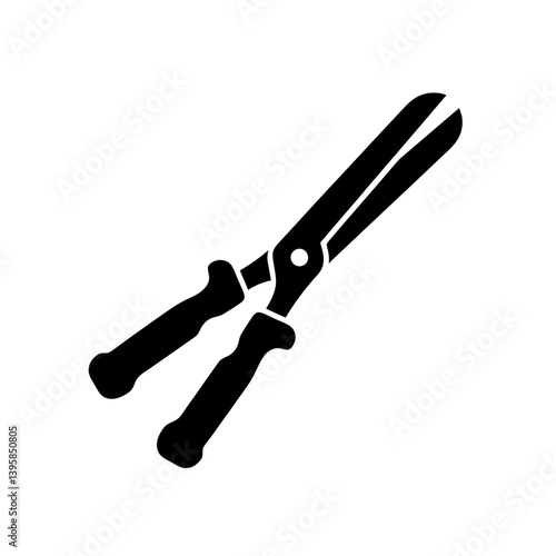 Garden shears icon. Scissors symbol. Vector illustration.