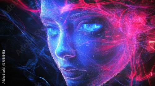 Holographic Quantum Interface Displaying Intricate