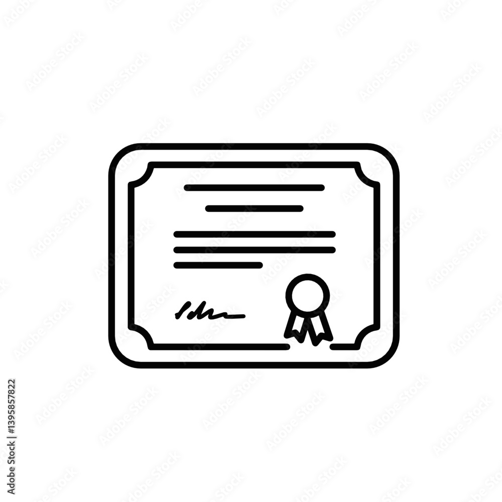 diploma certificate black and white illustration of education diploma certificate black and white illustration of education