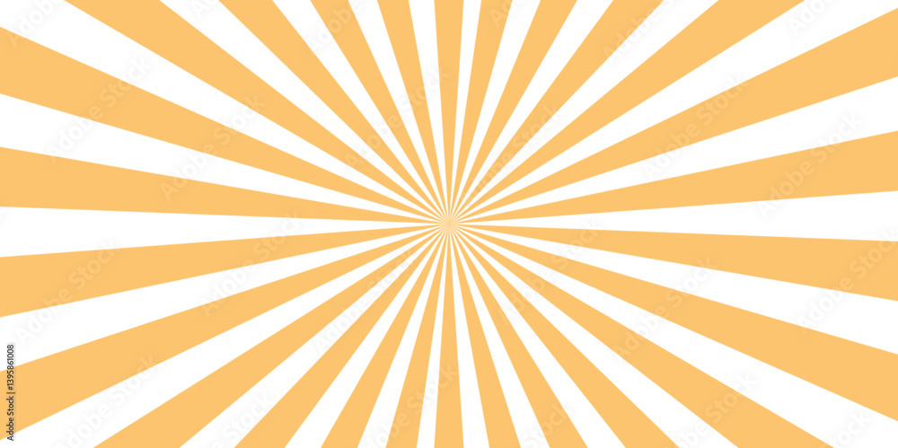 Fototapeta premium vintage sunburst background flag of japanese. The rising sun yellow Sunburst Pattern Background. vector illustration