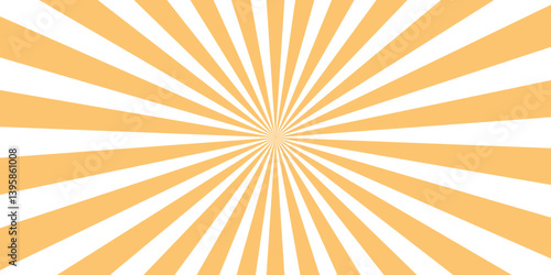 vintage sunburst background flag of japanese. The rising sun yellow Sunburst Pattern Background. vector illustration