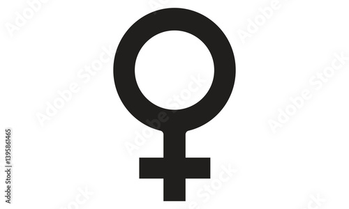 Gender symbols icons. Intertwined signs foe queer and straight couple relation