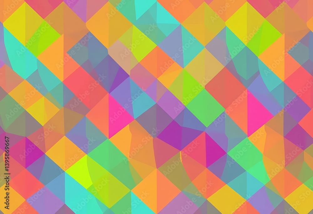 custom made wallpaper toronto digitalSeamless geometric rhombus pattern Abstract background in vibrant colors ideal for print and web, background, art