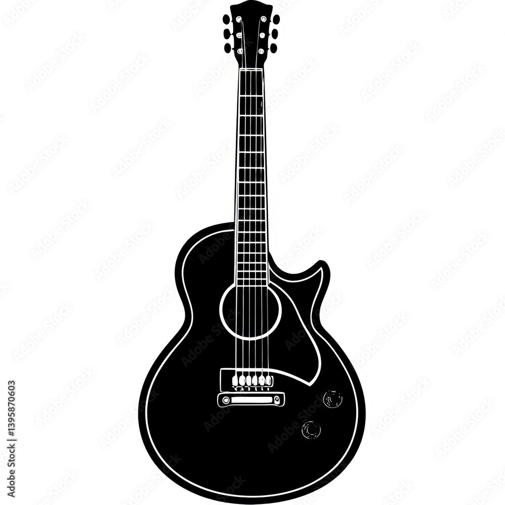 Obraz premium Cinco de Mayo Guitars Silhouette