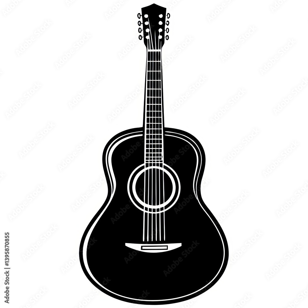 Obraz premium Cinco de Mayo Guitars Silhouette