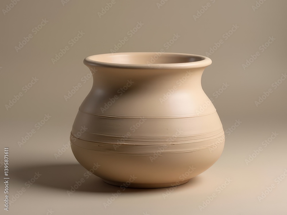 Ceramic clear vase, planter. The vase is empty and has a simple, elegant design. handmade pottery, DIY products. Ceramic clear vase, planter. The vase is empty and has a simple, elegant design. handmade pottery, DIY products.