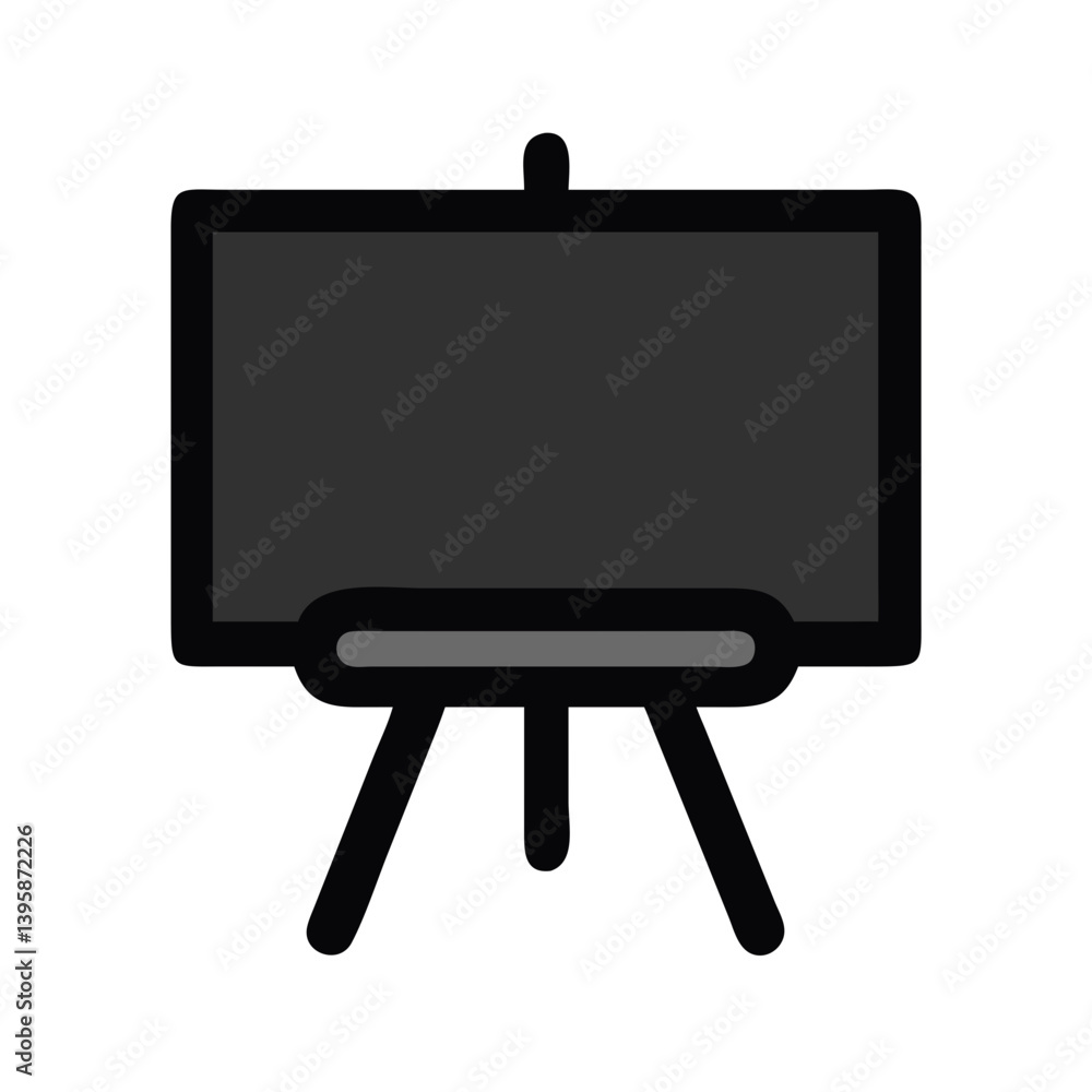 Digital Blackboard Stand Icon Design Digital Blackboard Stand Icon Design