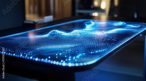 Holographic Quantum Interface Projecting Intricate