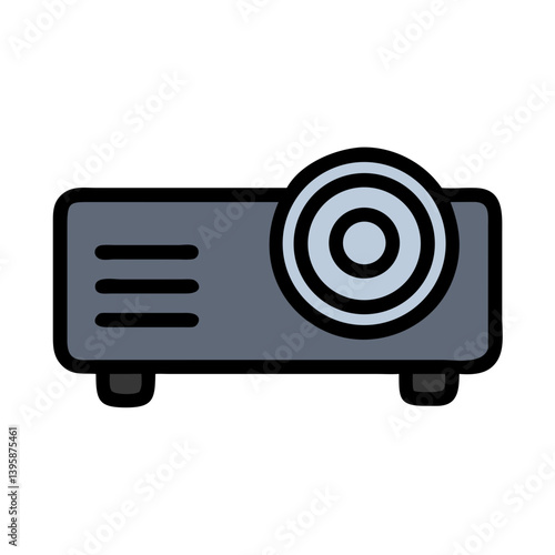 Digital Projector Icon Design