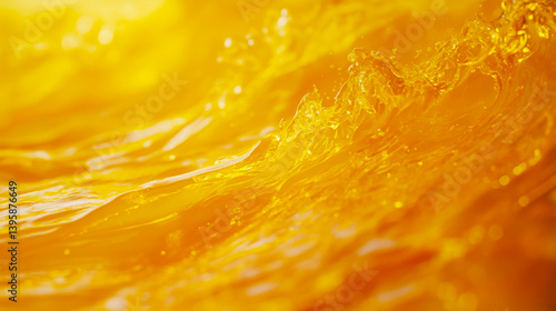 Obraz na płótnie refreshing lemonade liquid background. Texture of detox cooling sweet summer drink with macro texture w salonie