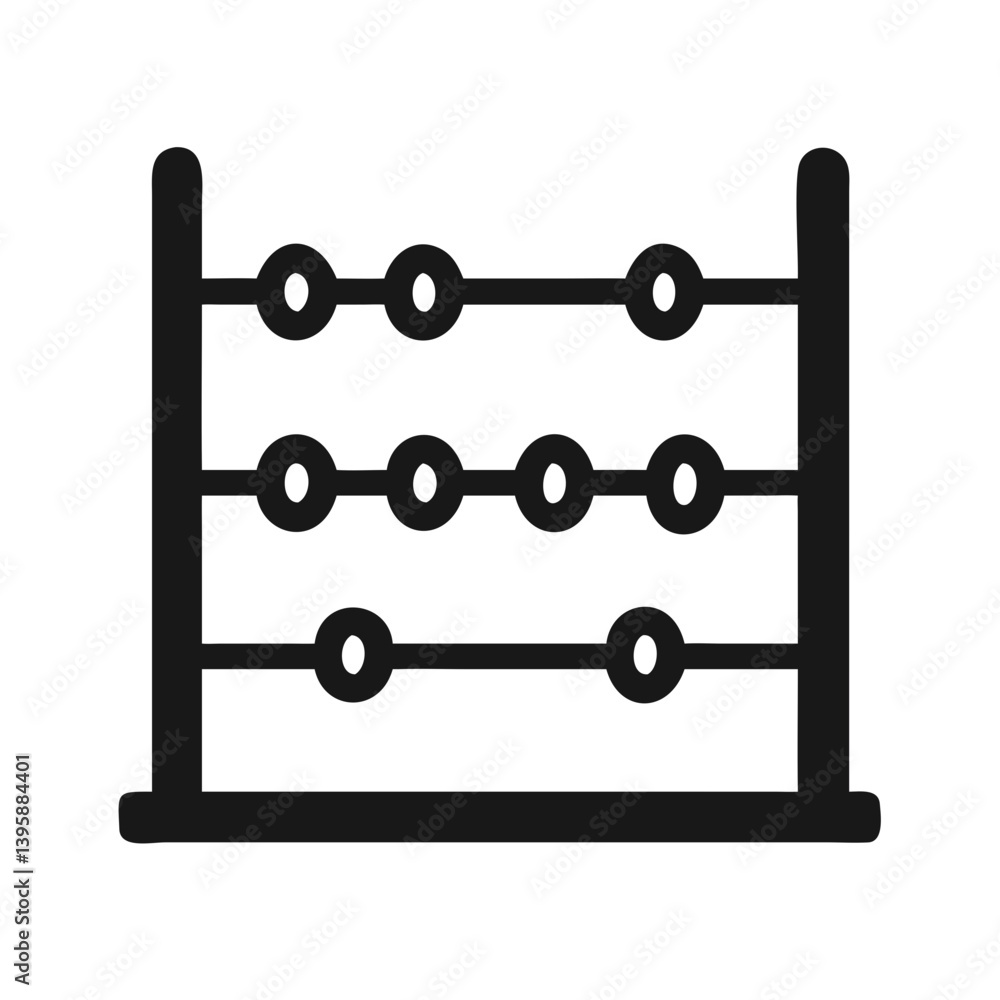 Abacus Study Icon Abacus Study Icon