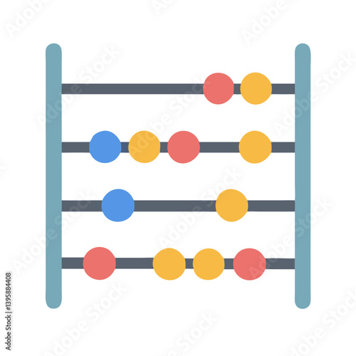  Abacus Vector Icon