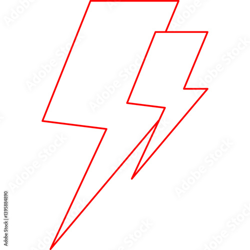 Electric Current single vector illustration icon