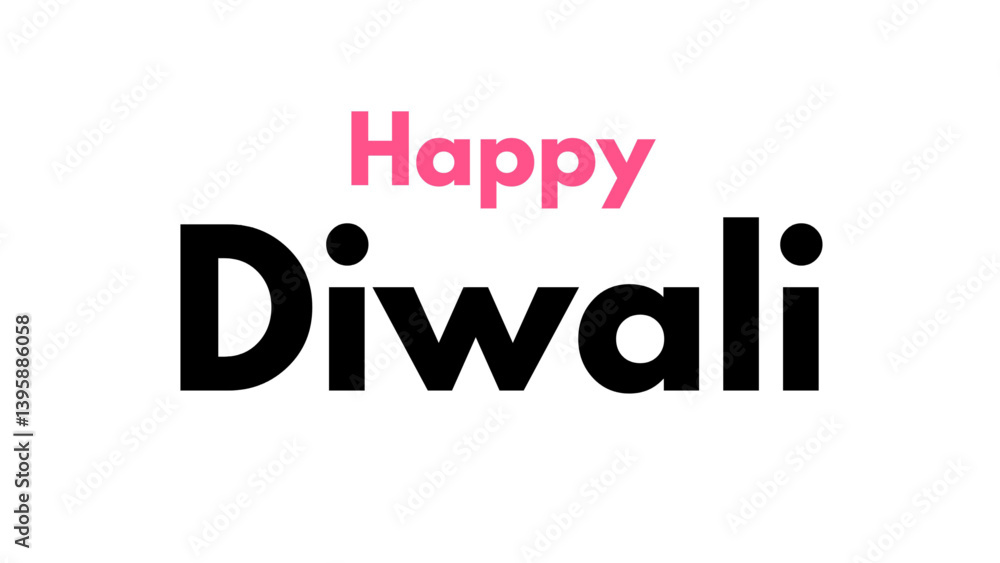 Happy Diwali typography text design on white background. simple text design suitable for poster and festival banners. Happy Diwali typography text design on white background. simple text design suitable for poster and festival banners.