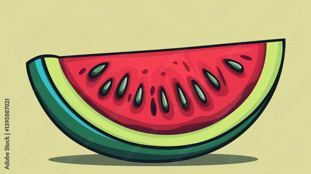 Watermelon slice graphic design (4) Watermelon slice graphic design (4)